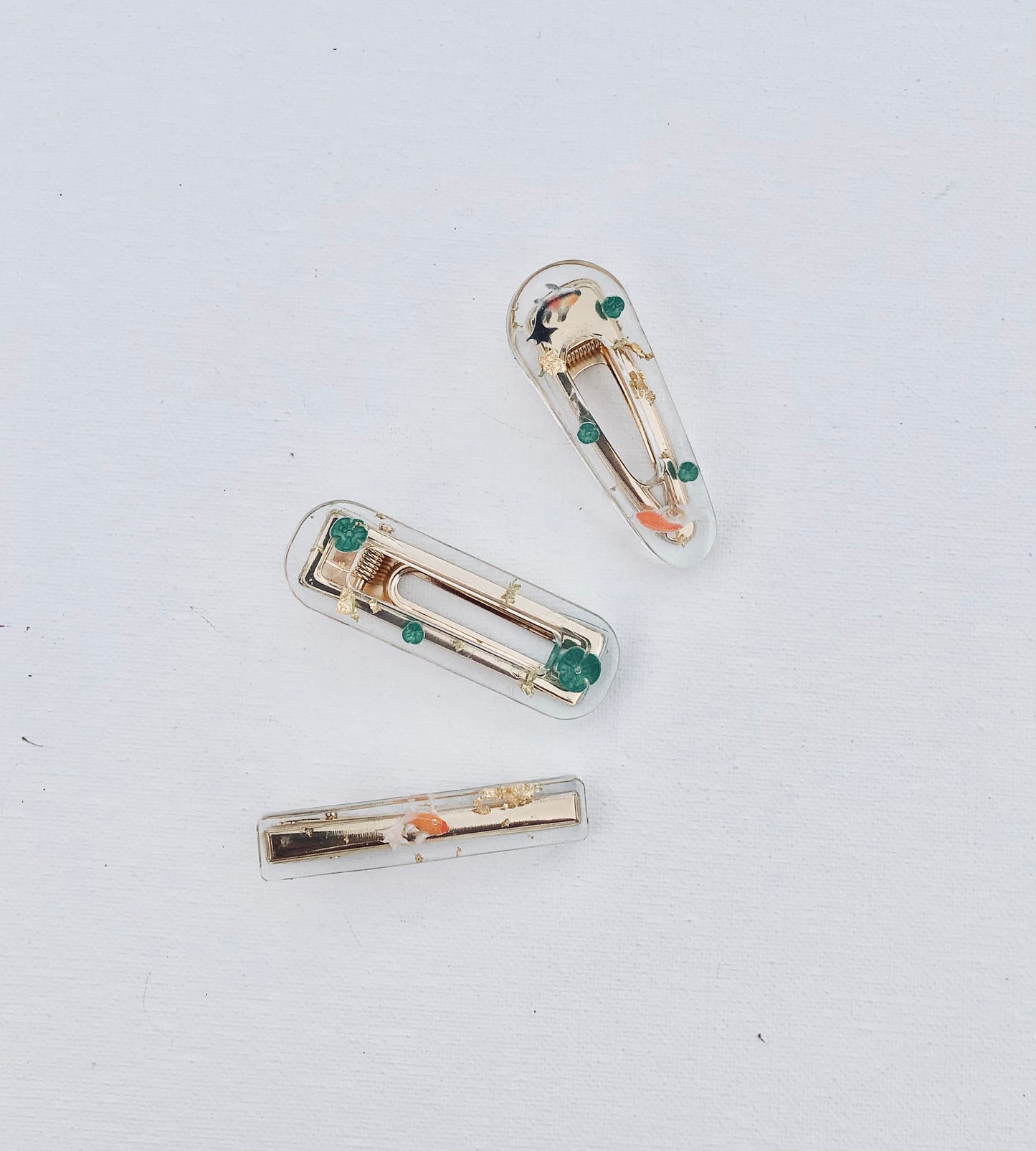 Koi Pond Hair Clips (set of 3)