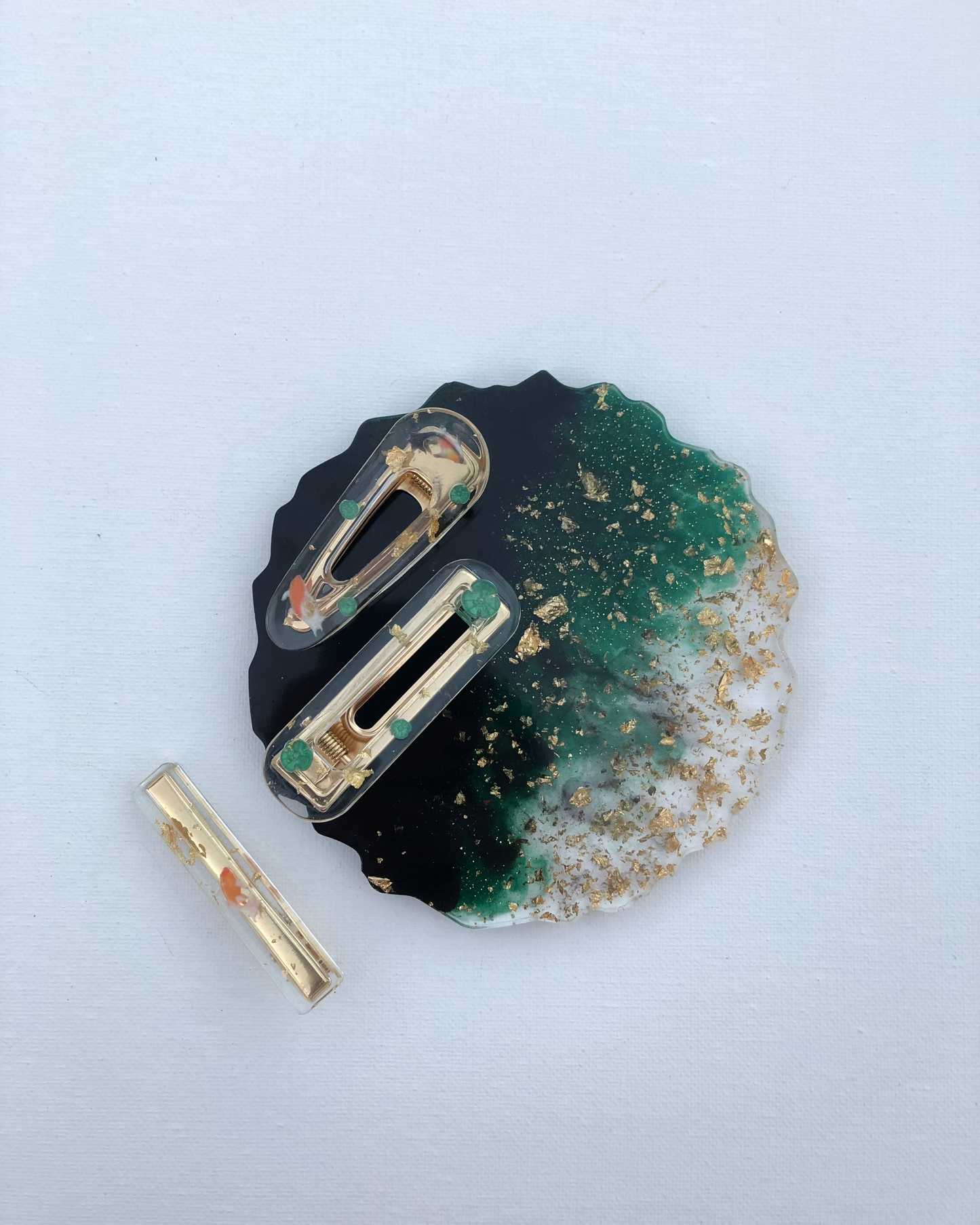 Koi Pond Hair Clips (set of 3)
