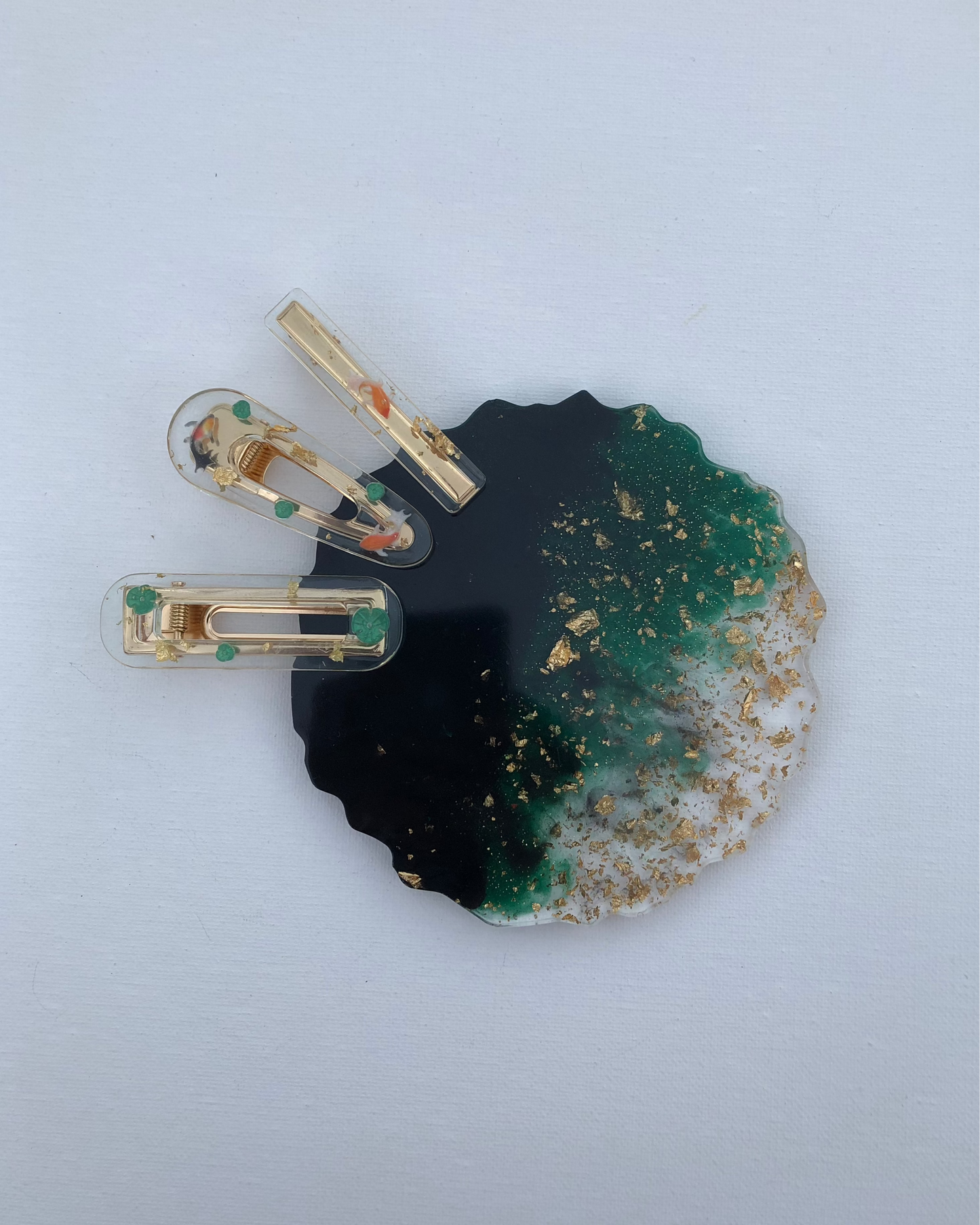 Koi Pond Hair Clips (set of 3)