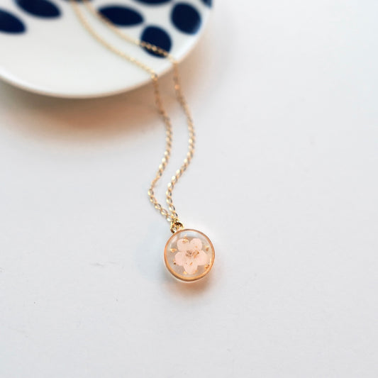 “Sakura” Necklace, Gold